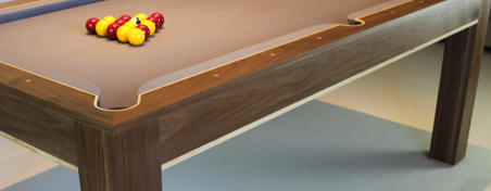 Elegant Handcrafted Wooden Pool Table