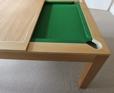 Elegant Handcrafted Wooden Pool Table