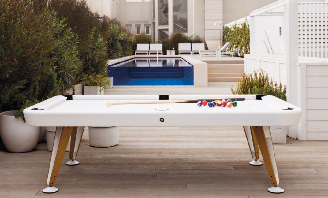 Stylish Modern Outdoor Pool Table