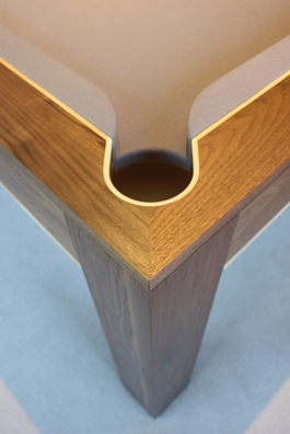 Elegant Handcrafted Wooden Pool Table